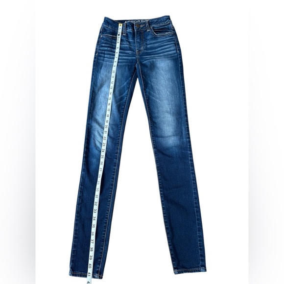 American Eagle, Hi-Rise Jegging, Size 0 Long, Indigo - Picture 9 of 11